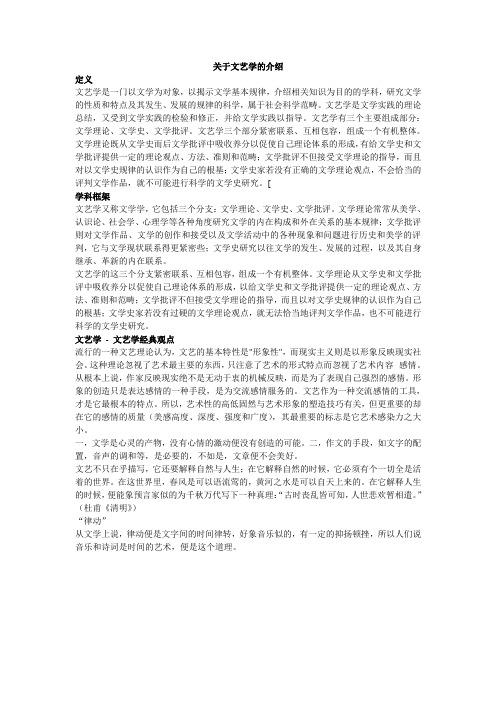 什么是文艺学