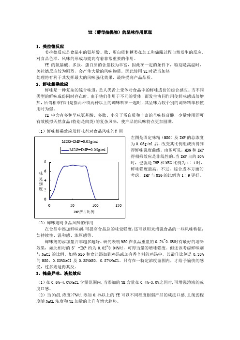 YE(酵母抽提物)的呈味作用原理解析