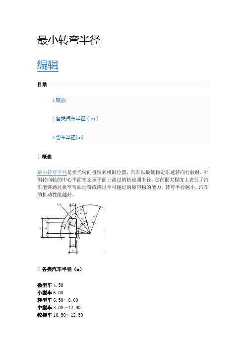 车辆转弯半径