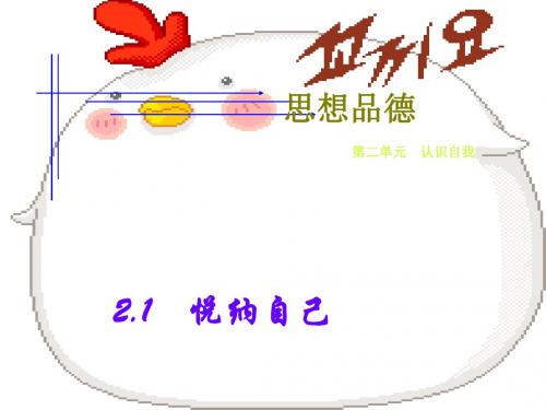 七年级政治悦纳自己(201909)