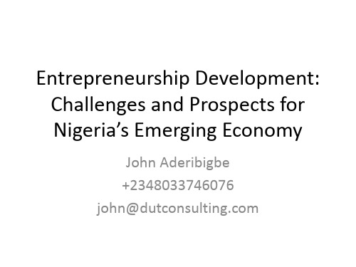 Entrepreneurship and Business Empowerment Challenges 