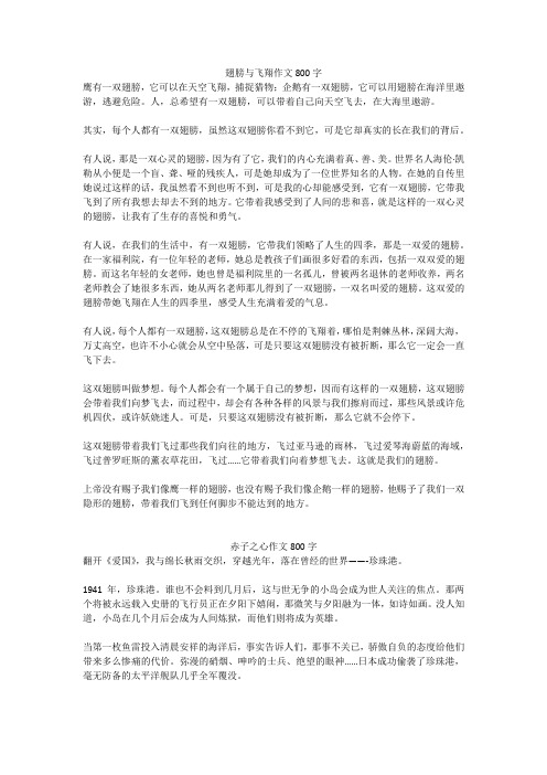 赤子之心作文800字