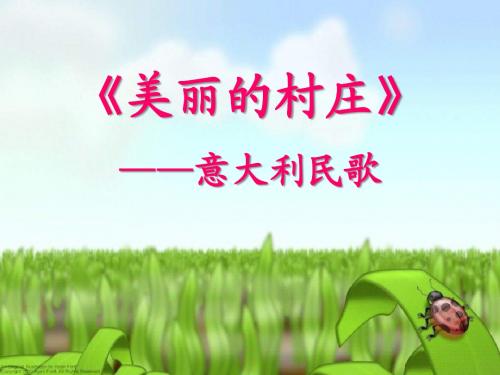 《美丽的村庄》PPT课件5
