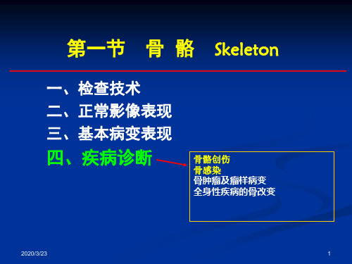 临床影像PPT骨关节与软组织2