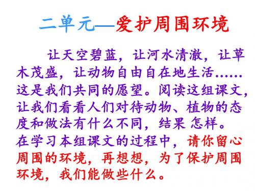 人教版三年级下册《翠鸟》课件