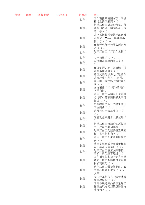 支架工-单选题库