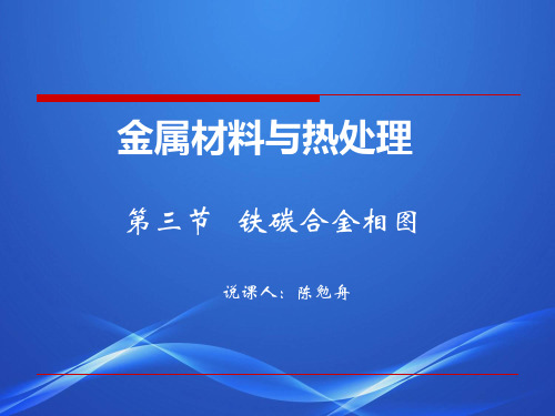 铁碳合金相图说课件11