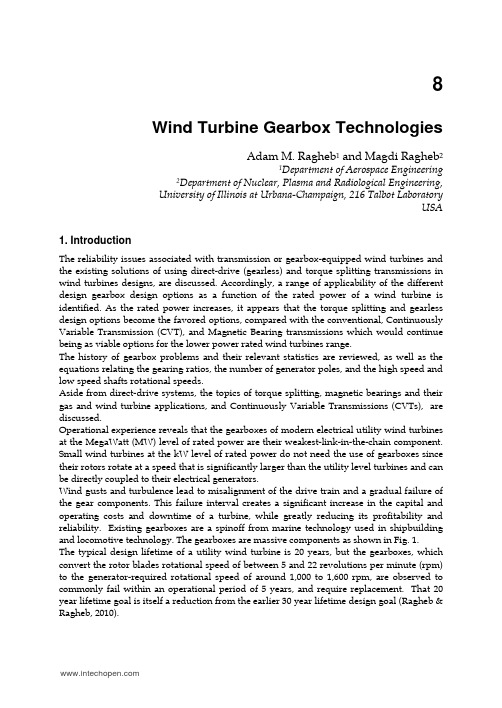 Chapter 08   Wind Turbine Gearbox Technologies