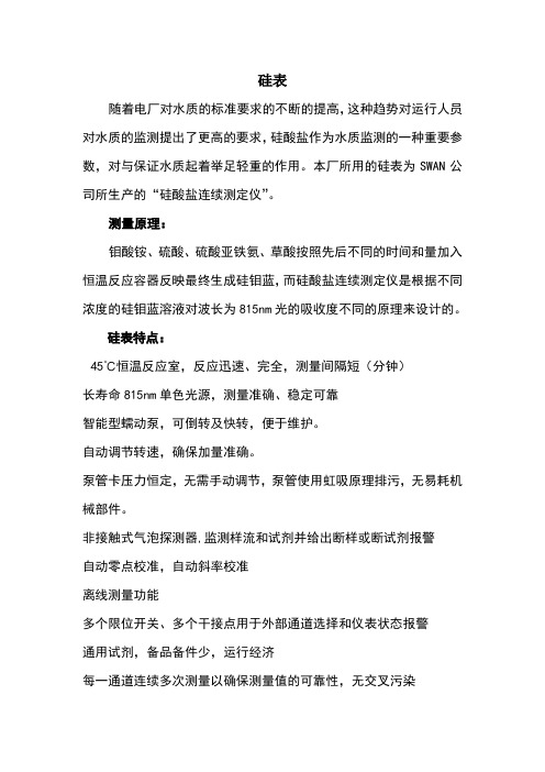 硅表