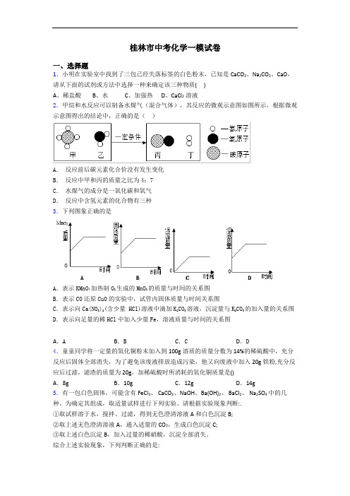 桂林市中考化学一模试卷
