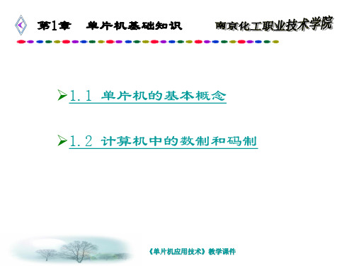 第1章单片机基础知识