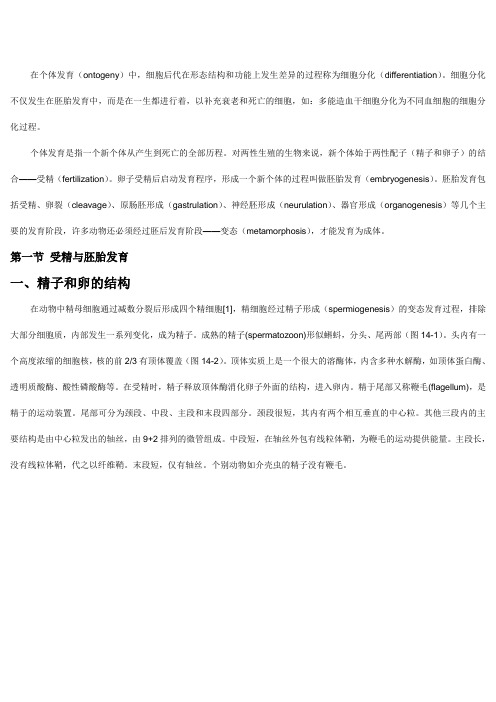 第十四章 细胞分化