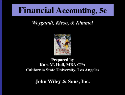 财务会计 双语教学 Financial Accounting Weygandt Kieso Kimmel ch13共32页PPT资料