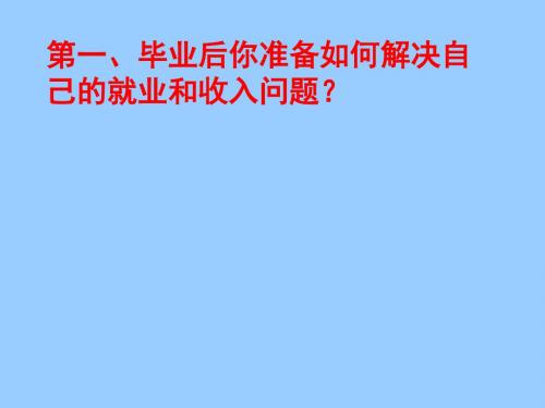 高中政治必修一 经济5.1公司的经营