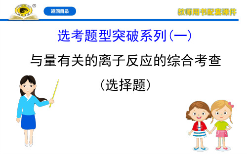 21版化学《高中全程复习方略》苏教浙江PPT：选考题型突破系列(一)与量有关的离子反应的综合考查