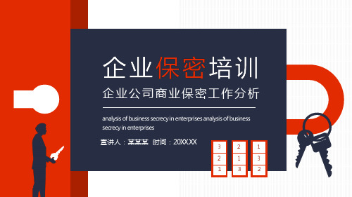 企业公司商业保密工作分析保密培训动态PPT课件(带内容)