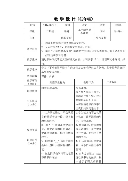 不动笔墨不读书
