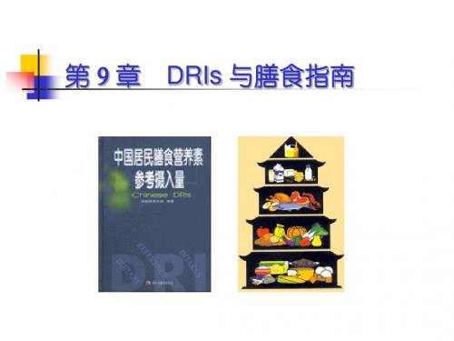营养与食品第09章 DRIs及膳食指南
