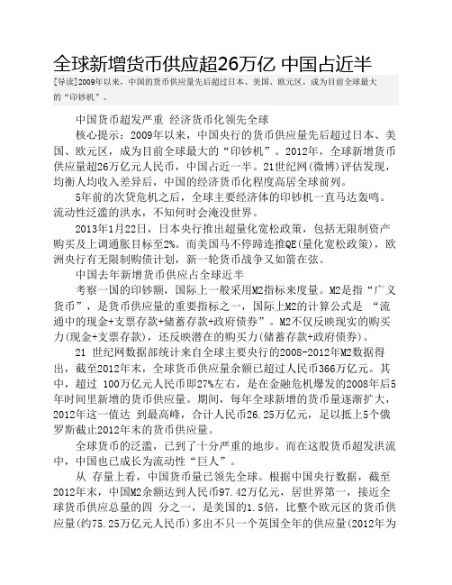 中国M2指数