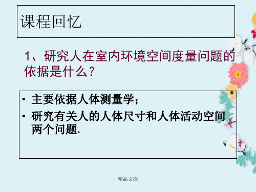 定稿人体工程学 第三节 人体尺寸运用-经典演示课件
