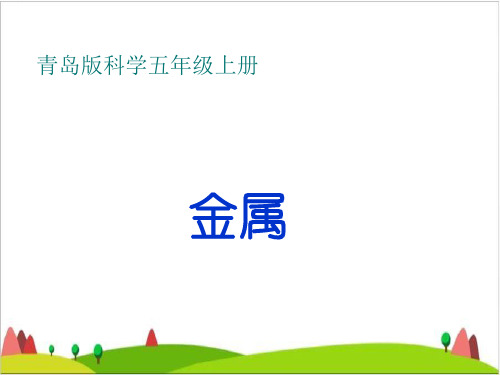 五级上册科学课件 金属 青岛版(六制)