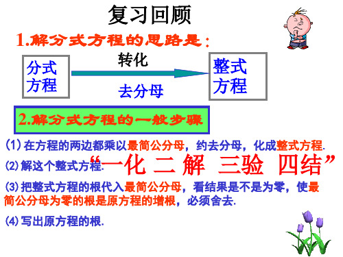 分式方程有增根和无解 PPT课件