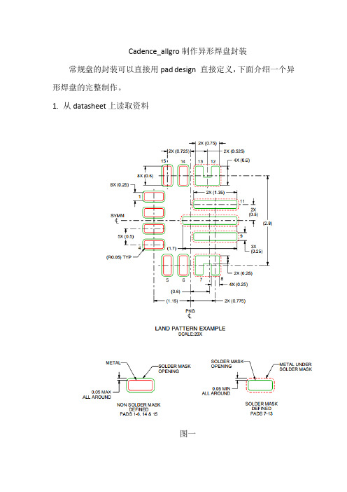 Cadence_allgro制作异形焊盘封装