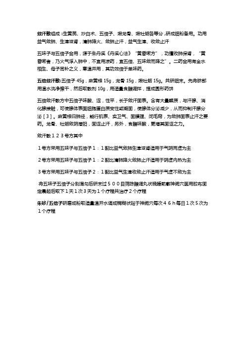汗证