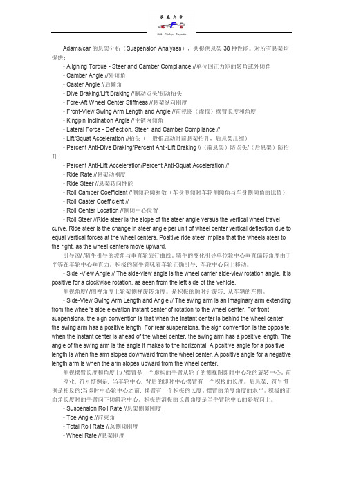 Adams名词解释