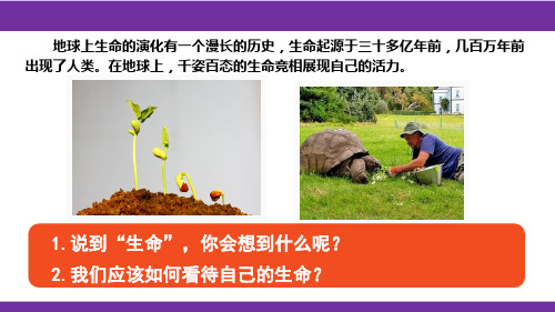 部编人教版七年级上册道德与法治 8.1 生命可以永恒吗 教学课件