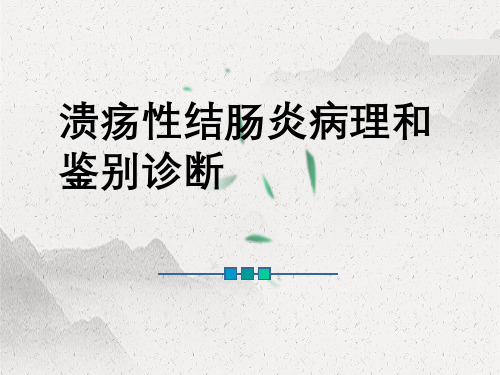 溃疡性结肠炎病理与鉴别诊断