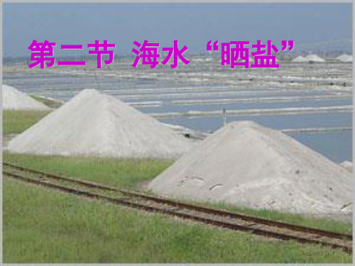 《海水“晒盐”》PPT课件(公开课)2022年鲁教版化学 (3)