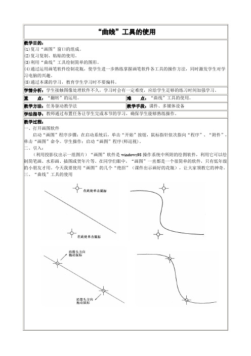 曲线工具的使用