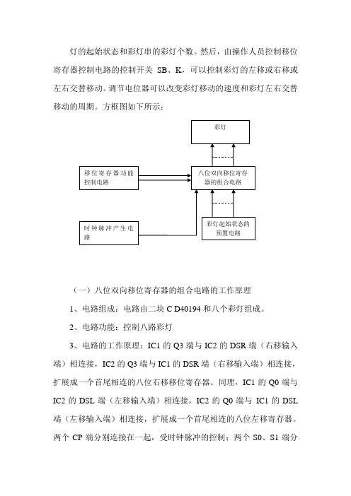 彩灯控制电路设计和应用