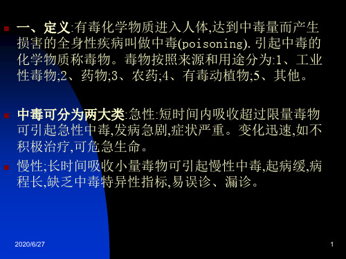 影响毒物作用的因素