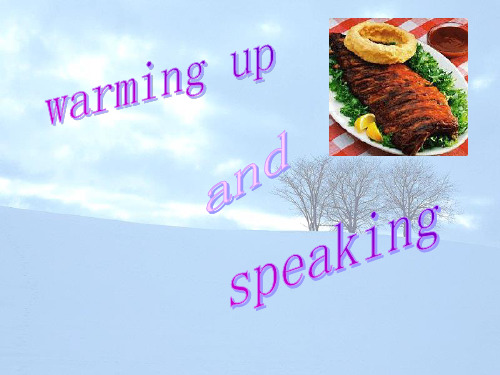 高中英语课件：unit13warmingup