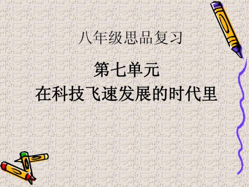 鲁教版思品八下第七单元复习