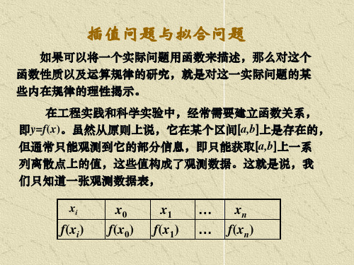 计算方法(6)第六章 最小二乘法与曲线拟合