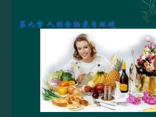 生物：苏教版七年级下 第9章 人的食物来自环境(课件)