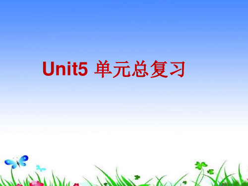 七年级英语上册 Unit 5 Where did you go on vacation？单元总复习 鲁教版五四制