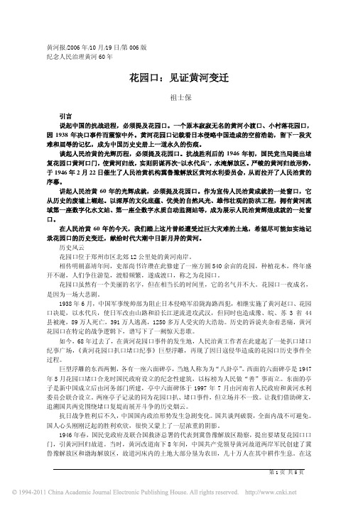 花园口_见证黄河变迁