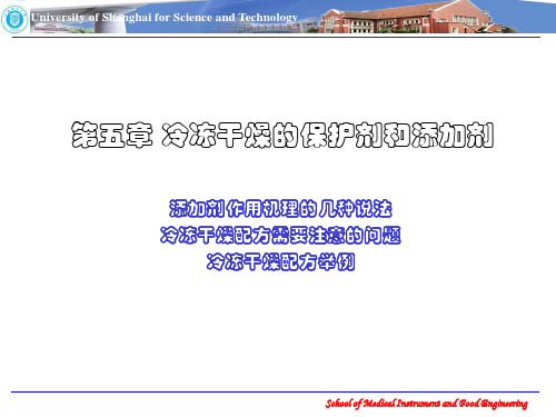 蛋白冻干保护剂
