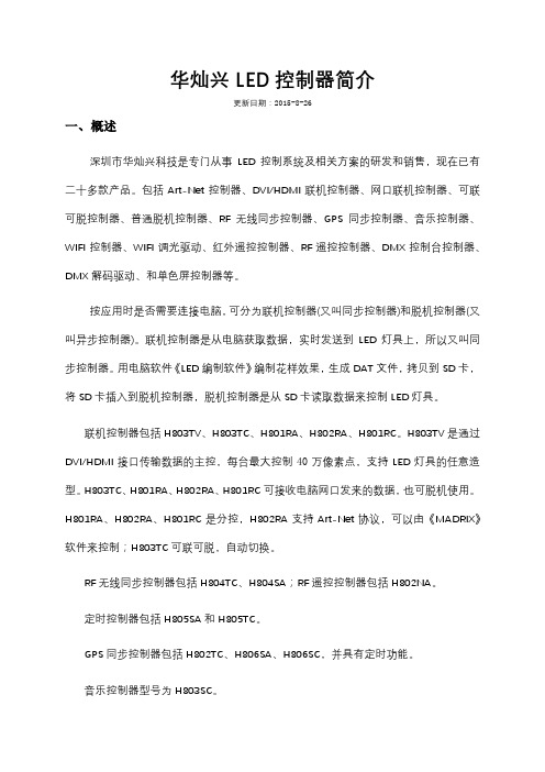 华灿兴LED控制器简介【模板】