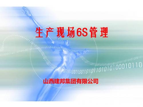 “6S”现场管理培训资料