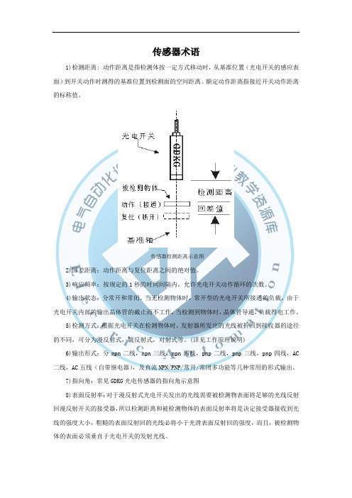 传感器术语.