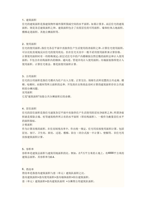 面积