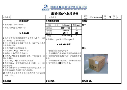 出货包装作业指导书(POP)