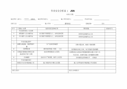 新版吊装作业安全分析表JSA-新版.pdf
