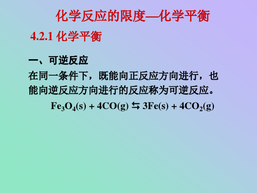 第4章 化学平衡(无机化学)