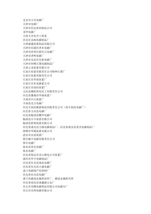 碳素企业